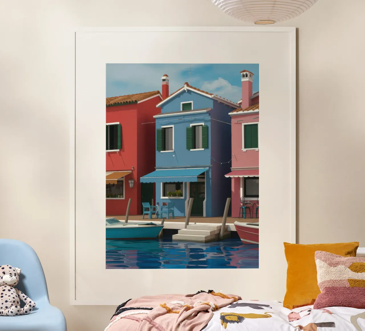 I colori del canale di Burano carta hahnemühle da Rain Balance