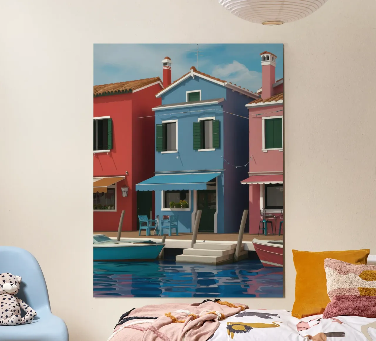 I colori del canale di Burano carta hahnemühle da Rain Balance