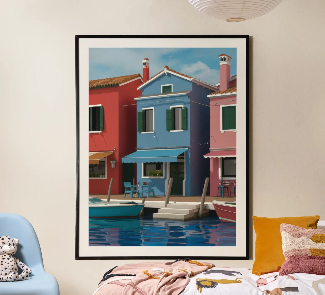 I colori del canale di Burano carta hahnemühle da Rain Balance