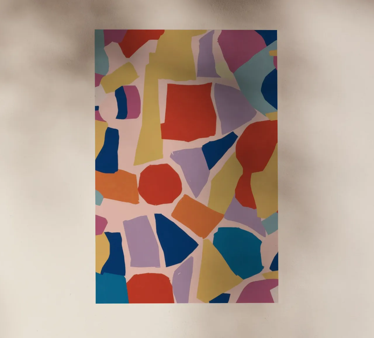 Abstract Terrazzo Party pellicola backlit da Ink Pulse