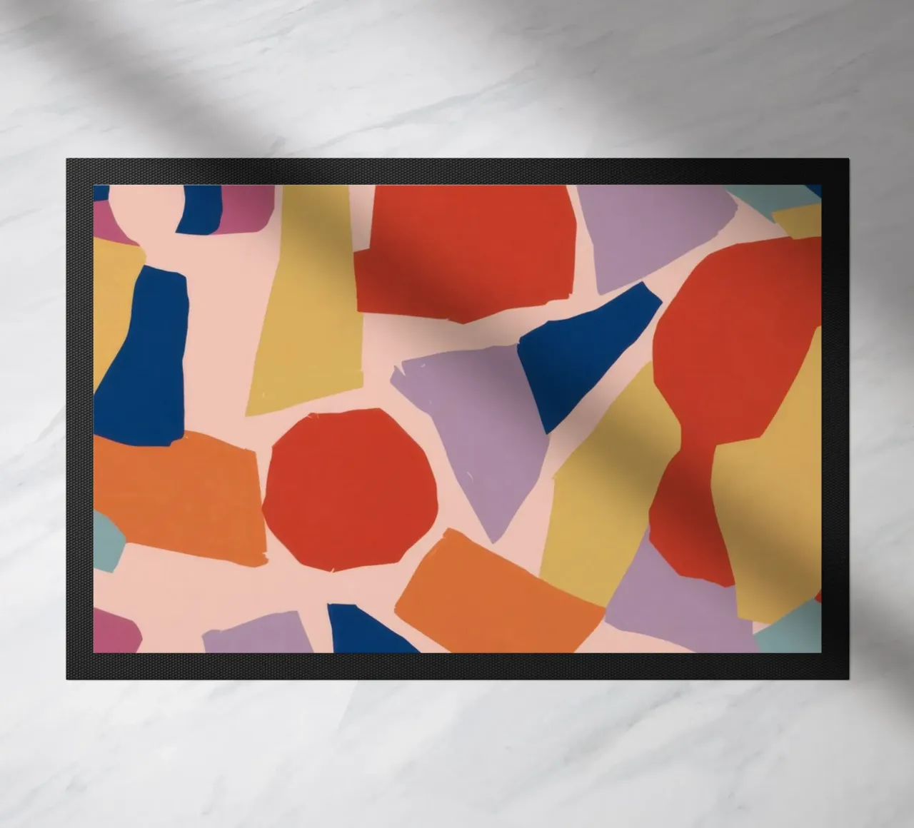 Abstract Terrazzo Party zerbino da Ink Pulse