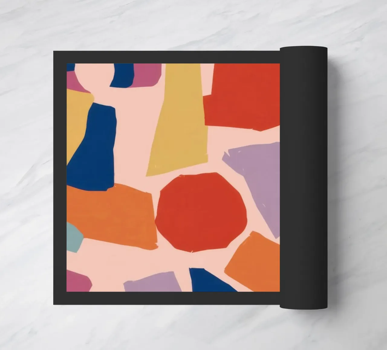 Abstract Terrazzo Party zerbino da Ink Pulse