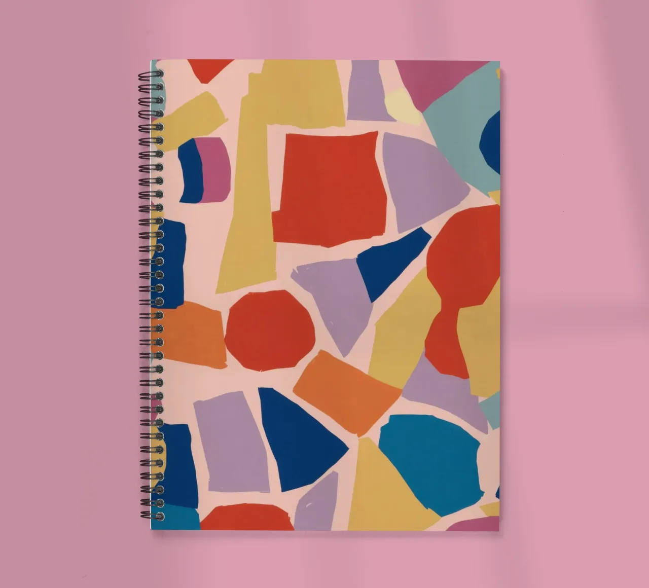 Abstract Terrazzo Party spiral notebook by Ink Pulse