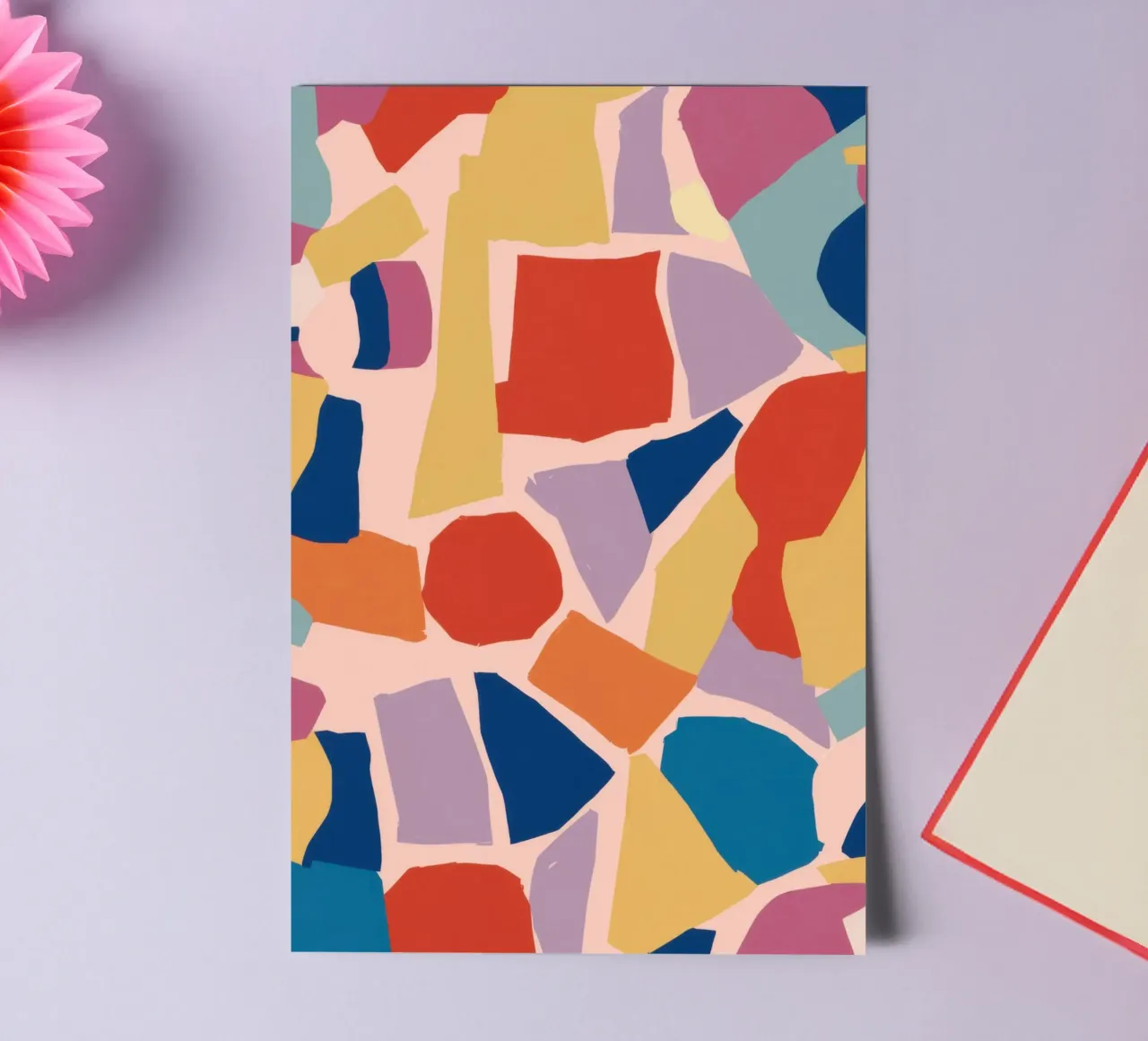 Abstract Terrazzo Party foglio adesivo da Ink Pulse
