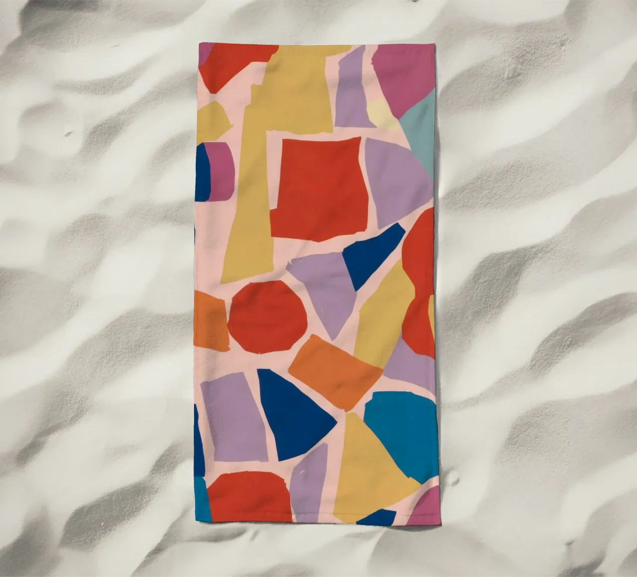 Abstract Terrazzo Party telo mare da Ink Pulse