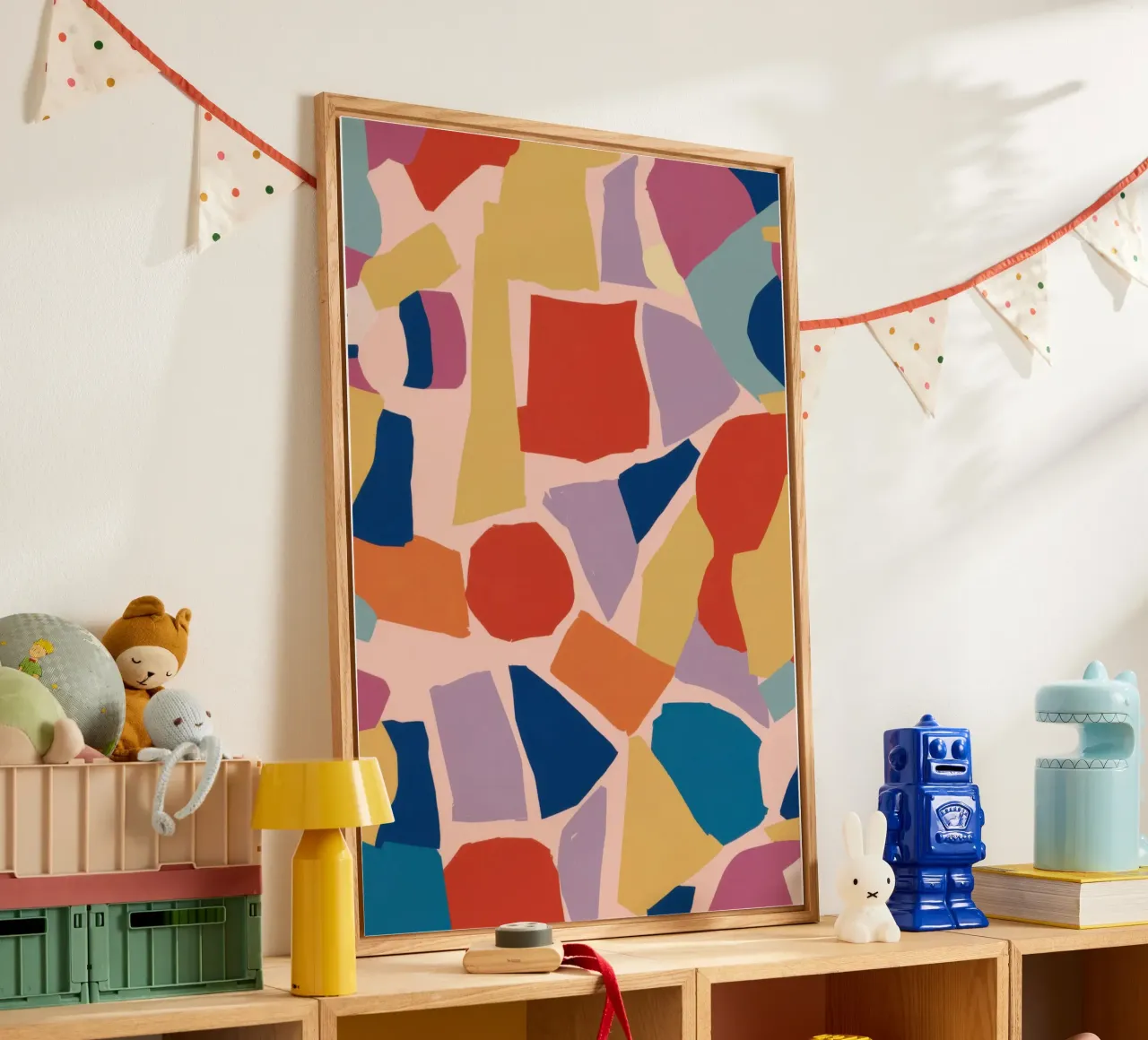 Abstract Terrazzo Party plexiglass da Ink Pulse