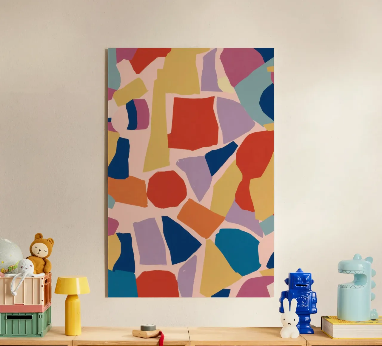 Abstract Terrazzo Party plexiglass da Ink Pulse