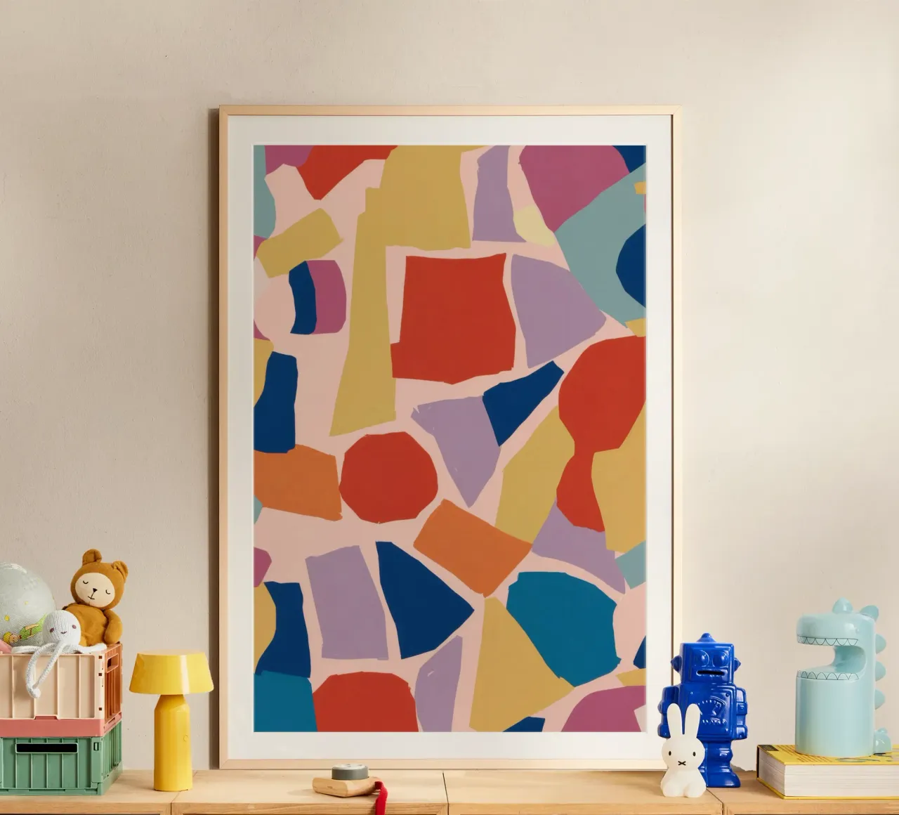 Abstract Terrazzo Party carta hahnemühle da Ink Pulse