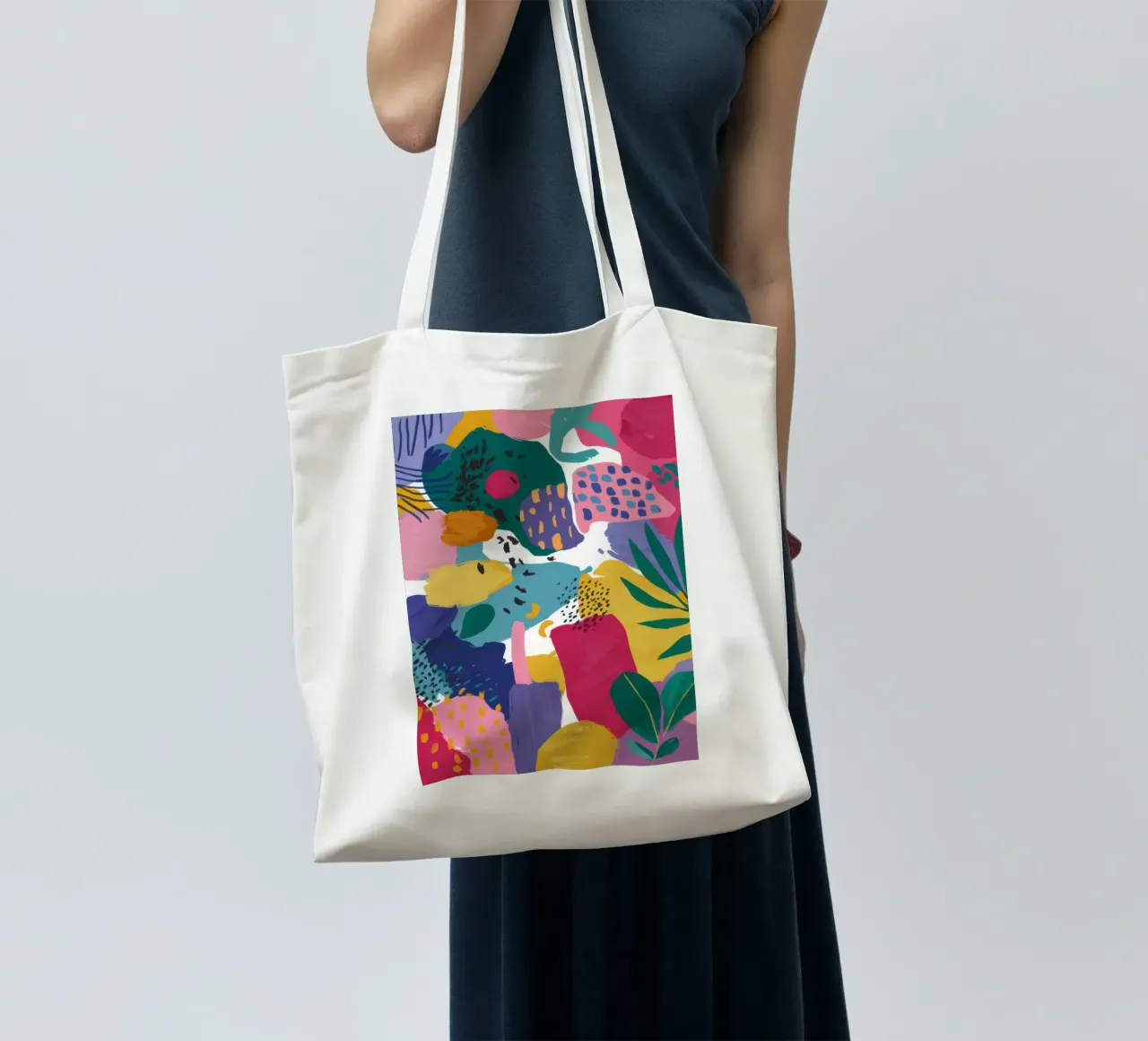 Chromatic Energy Burst tote bag by Reds Jays
