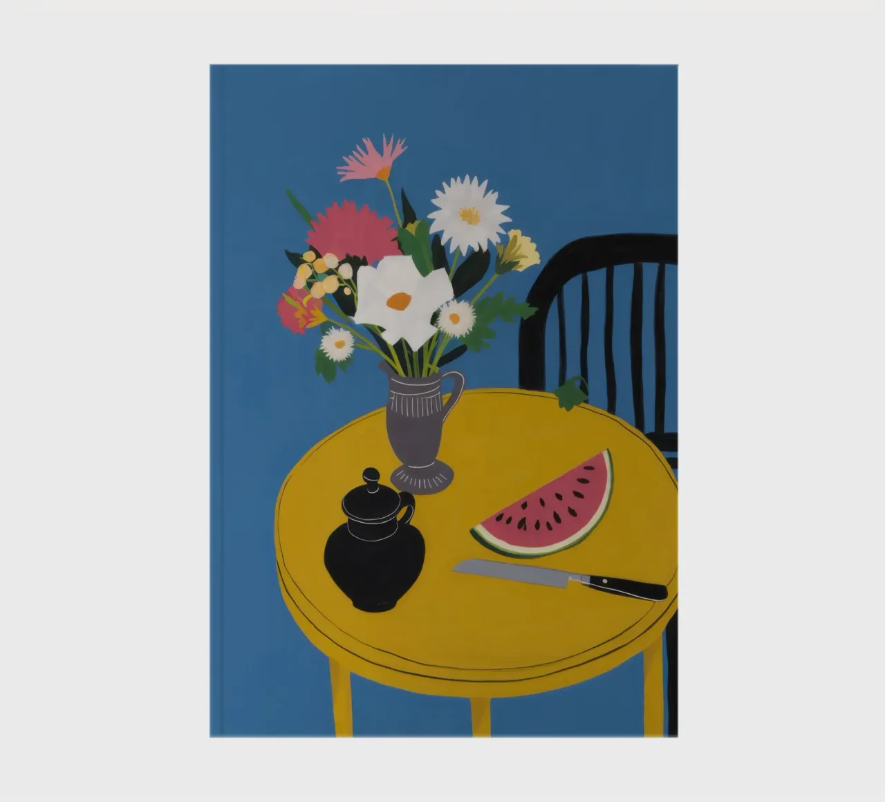 Seaside Watermelon Repose notebook by Rain Balance