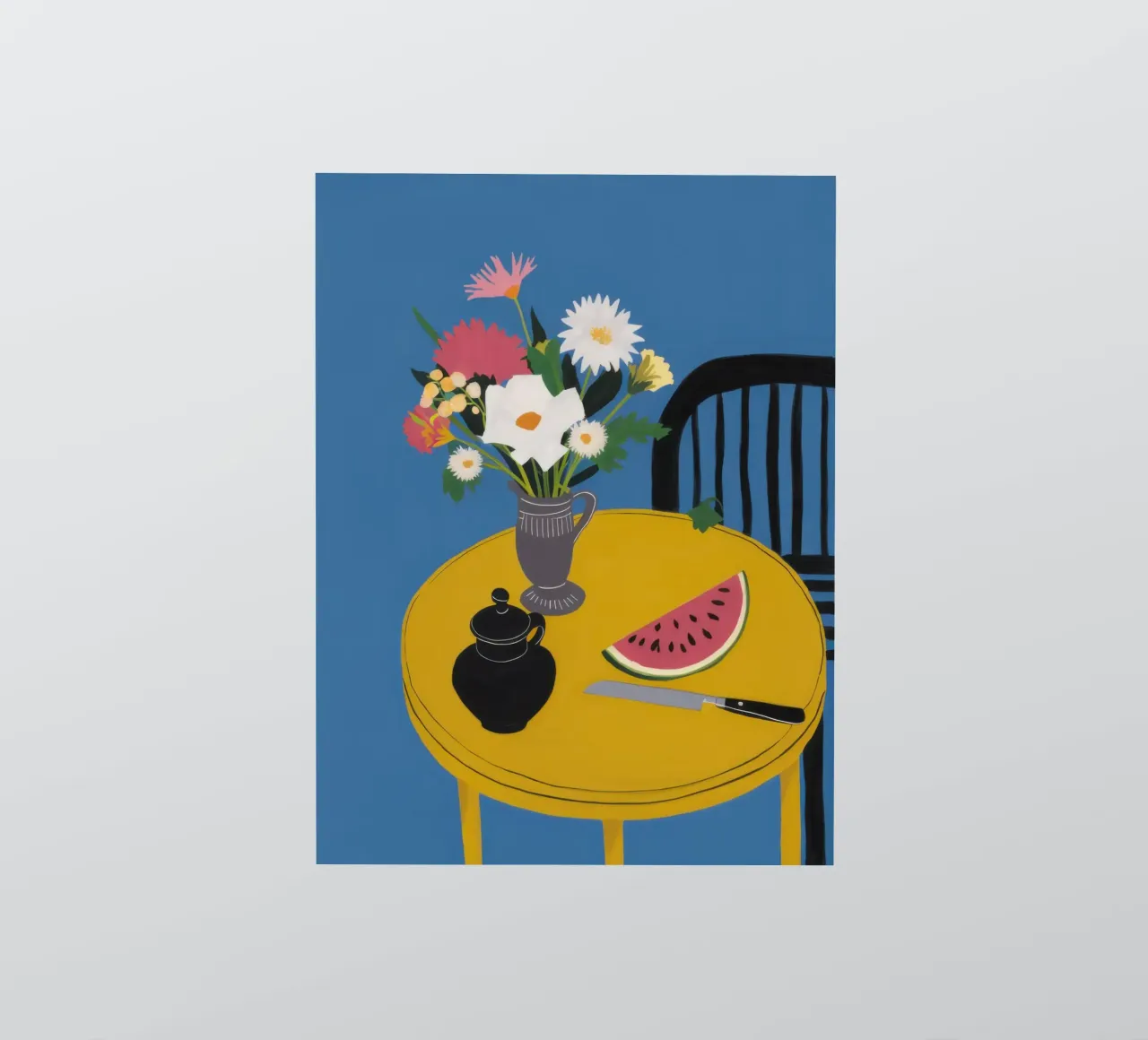 Seaside Watermelon Repose sticker by Rain Balance