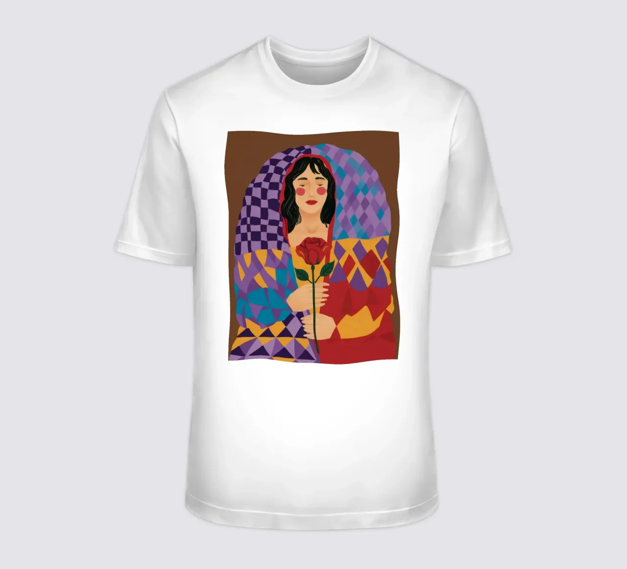 Sogno di rose caleidoscopiche t-shirt da Giant Foxs