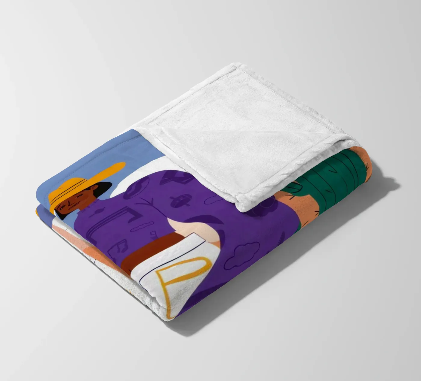 Celestial Patterned Poise fleece blanket by Monuments Fire