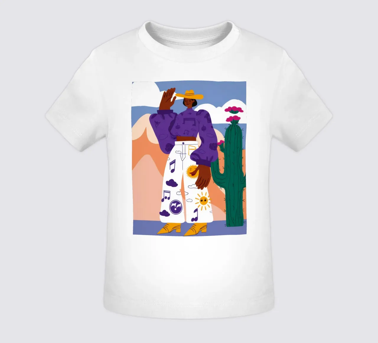 Celestial Patterned Poise camiseta de bebé de Monuments Fire