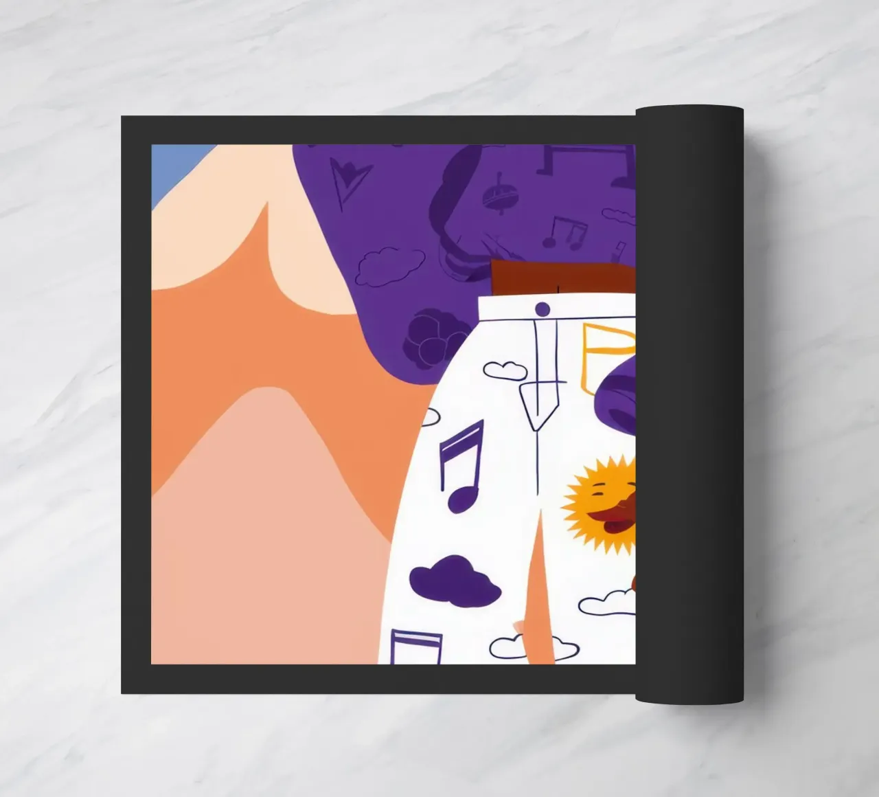 Poise a motivi celestiali zerbino da Monuments Fire