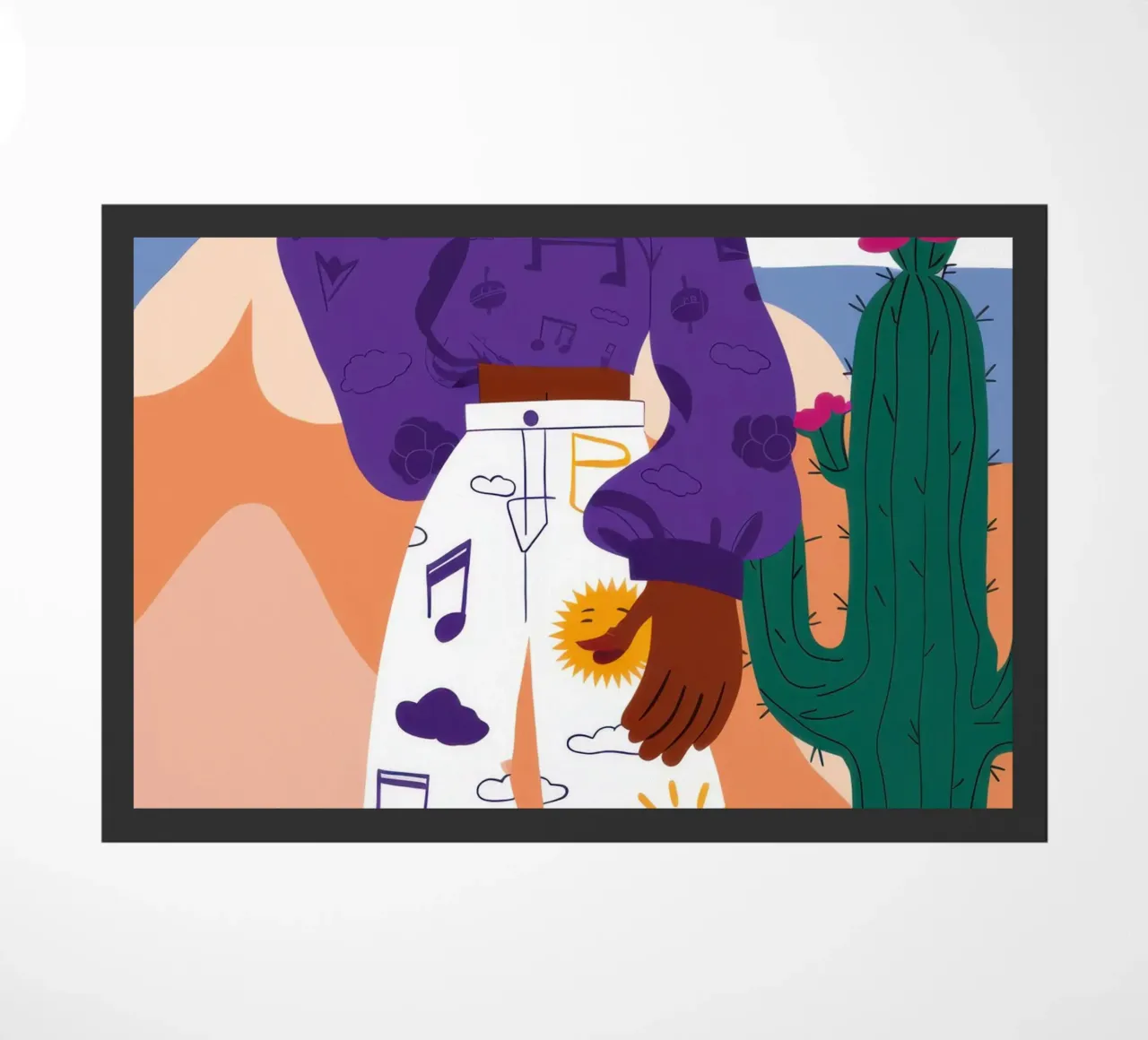 Poise a motivi celestiali zerbino da Monuments Fire