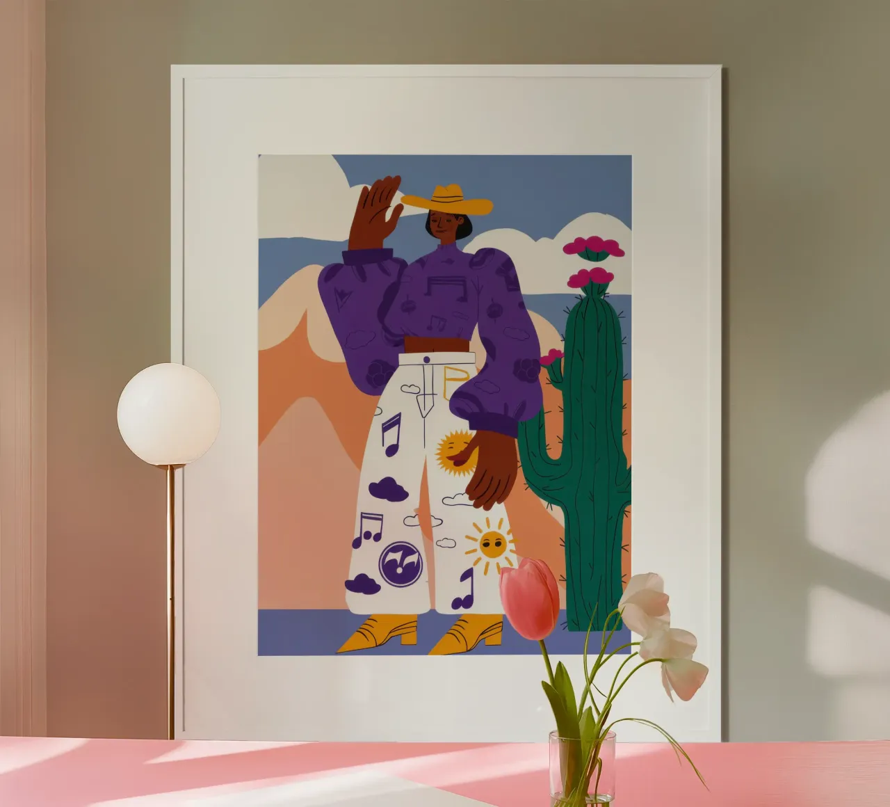 Hemels Gedessineerd Poise poster van Monuments Fire