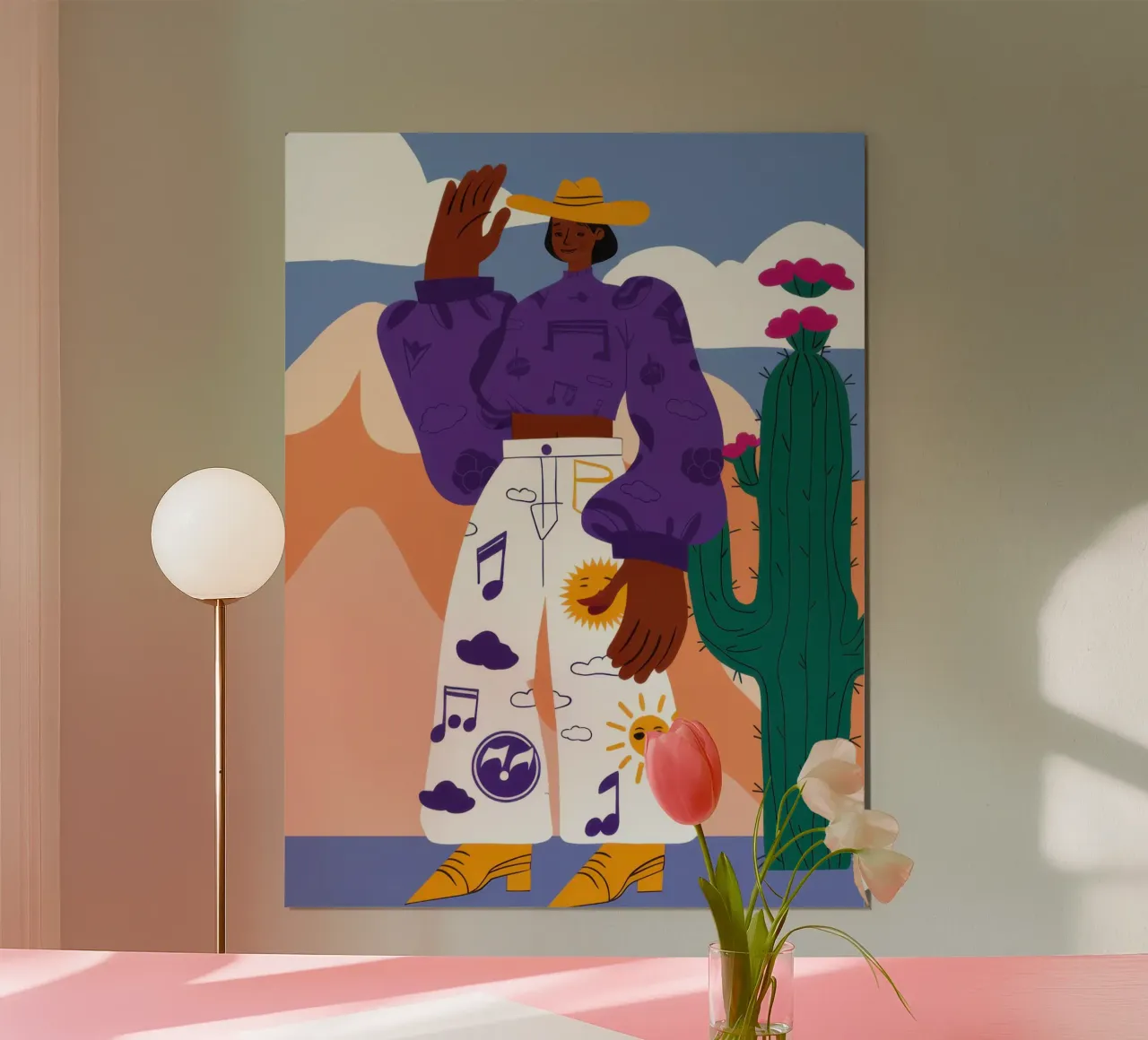 Hemels Gedessineerd Poise poster van Monuments Fire