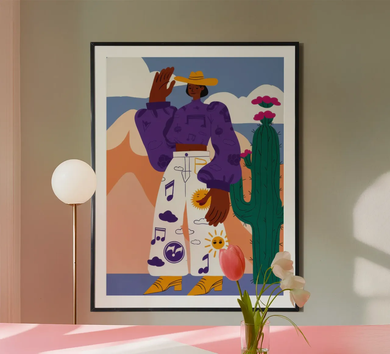 Hemels Gedessineerd Poise poster van Monuments Fire