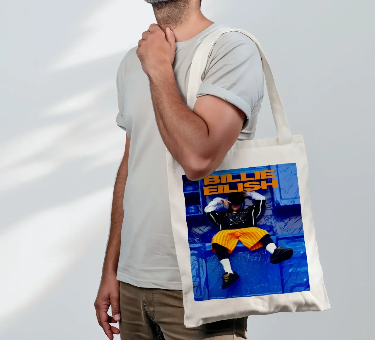 Billie Eilish 022 tote bag by AudioLibrary
