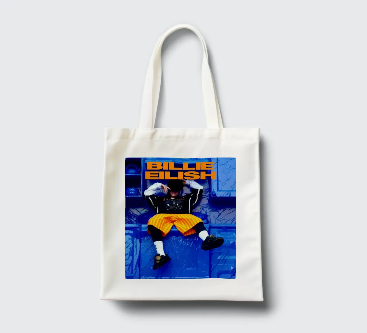 Billie Eilish 022 tote bag by AudioLibrary