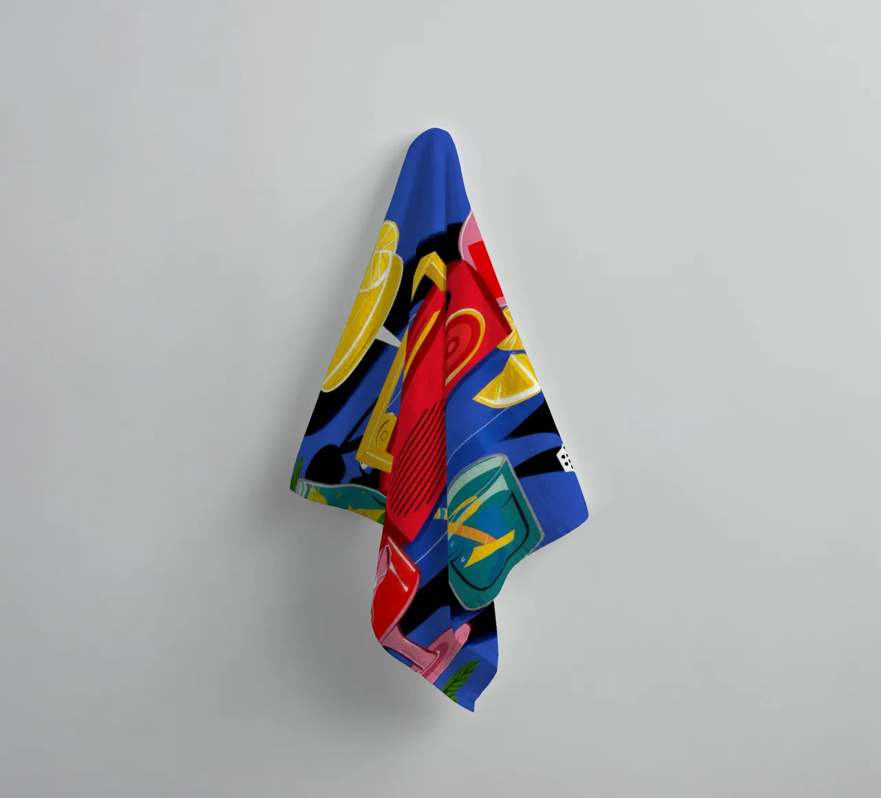 Pop Art Party towel by Mythy Brush