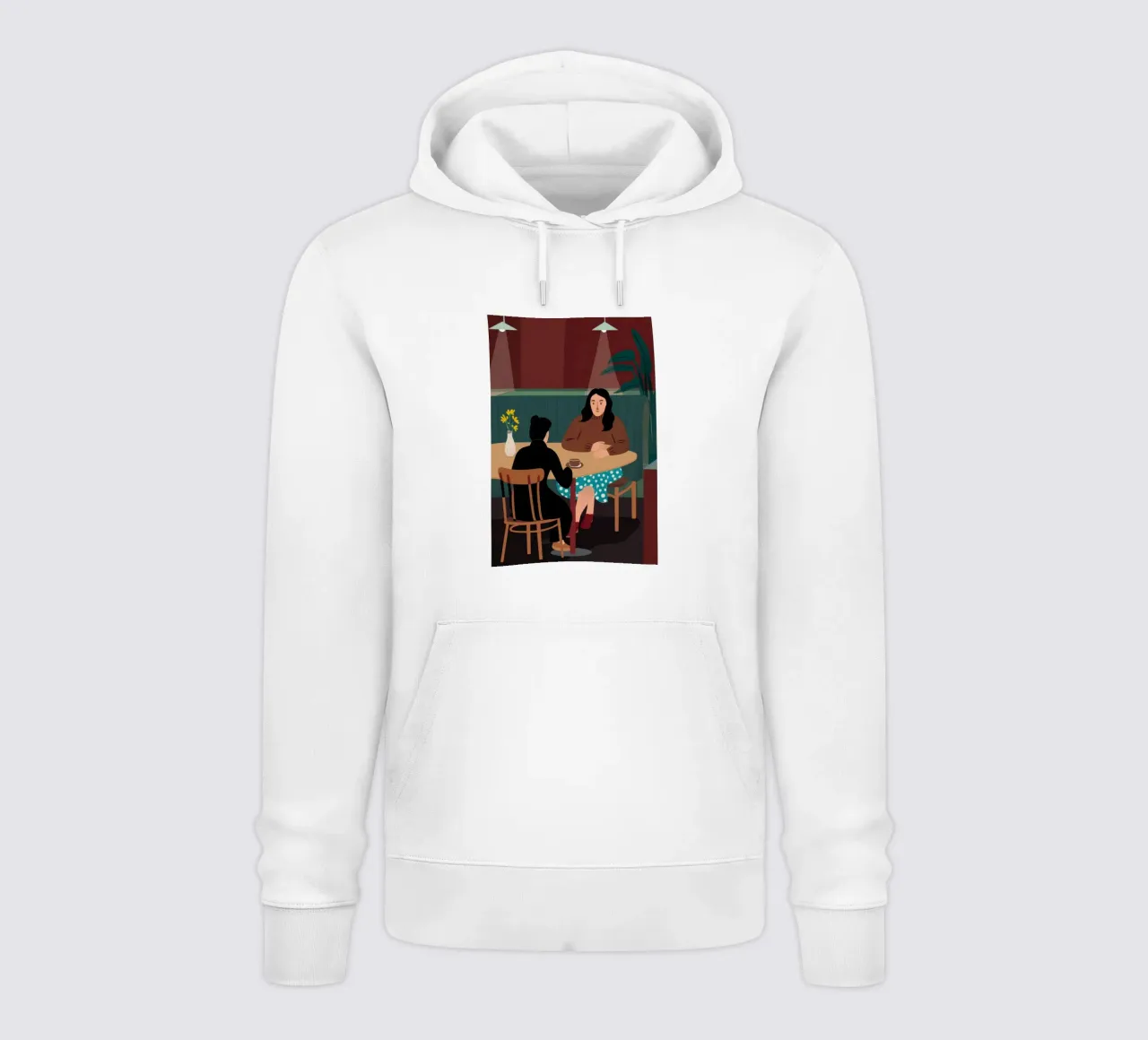 Cronaca del caffè intimo felpa con cappuccio da Giant Foxs