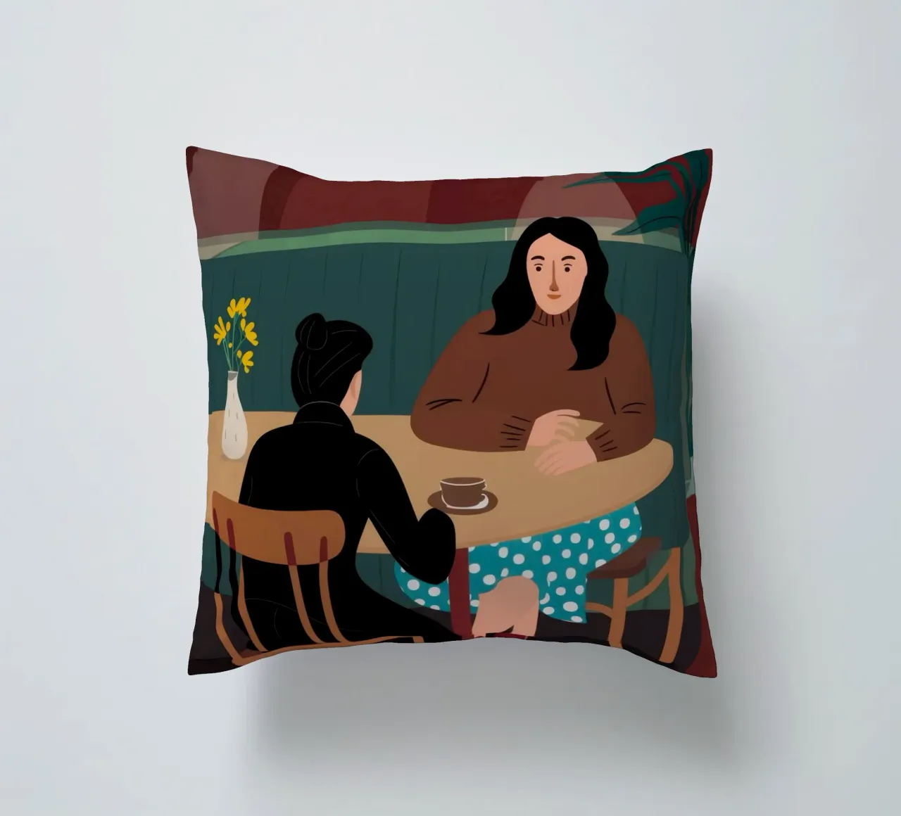 Cronaca del caffè intimo cuscino da Giant Foxs