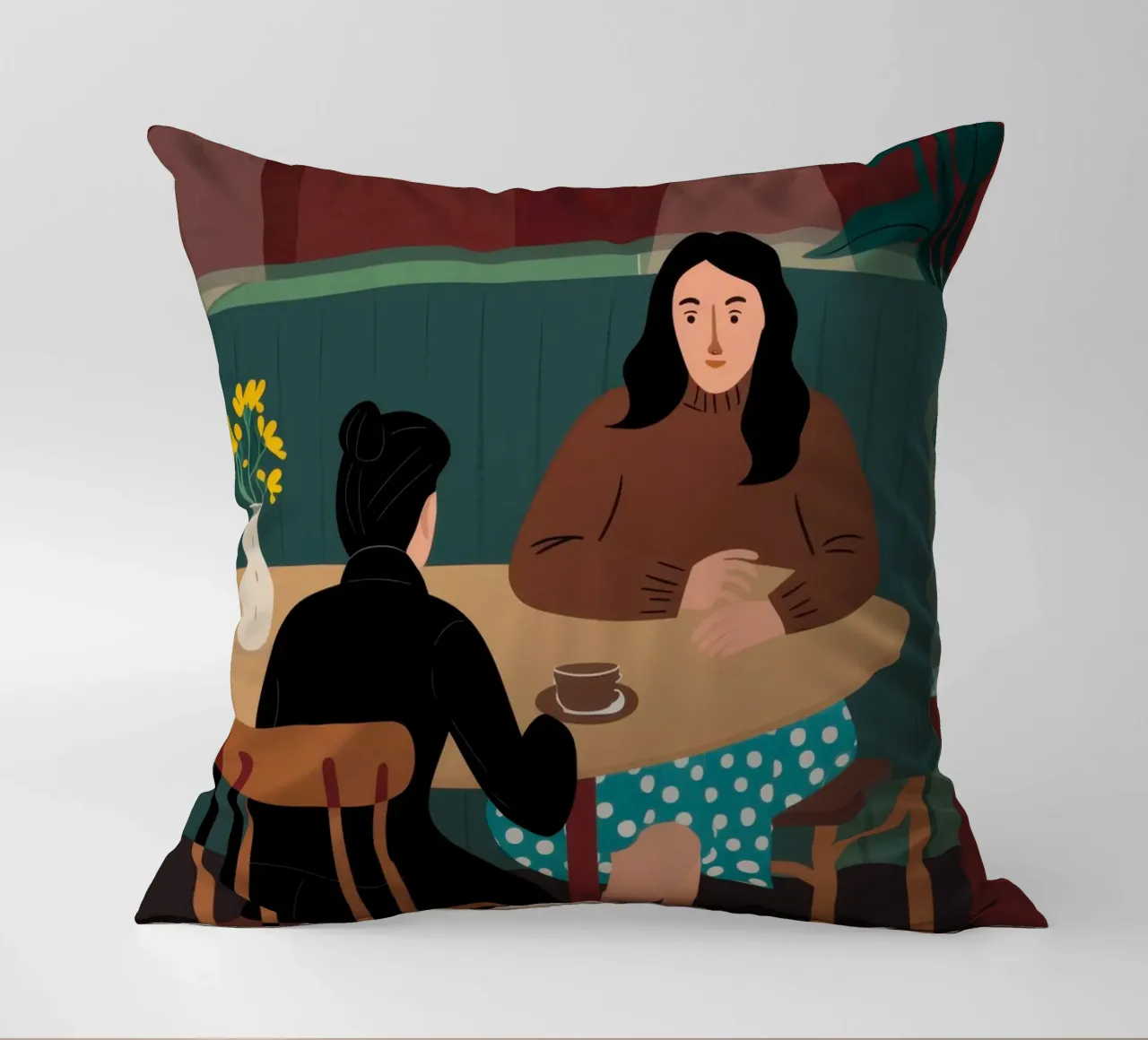 Cronaca del caffè intimo cuscino da Giant Foxs