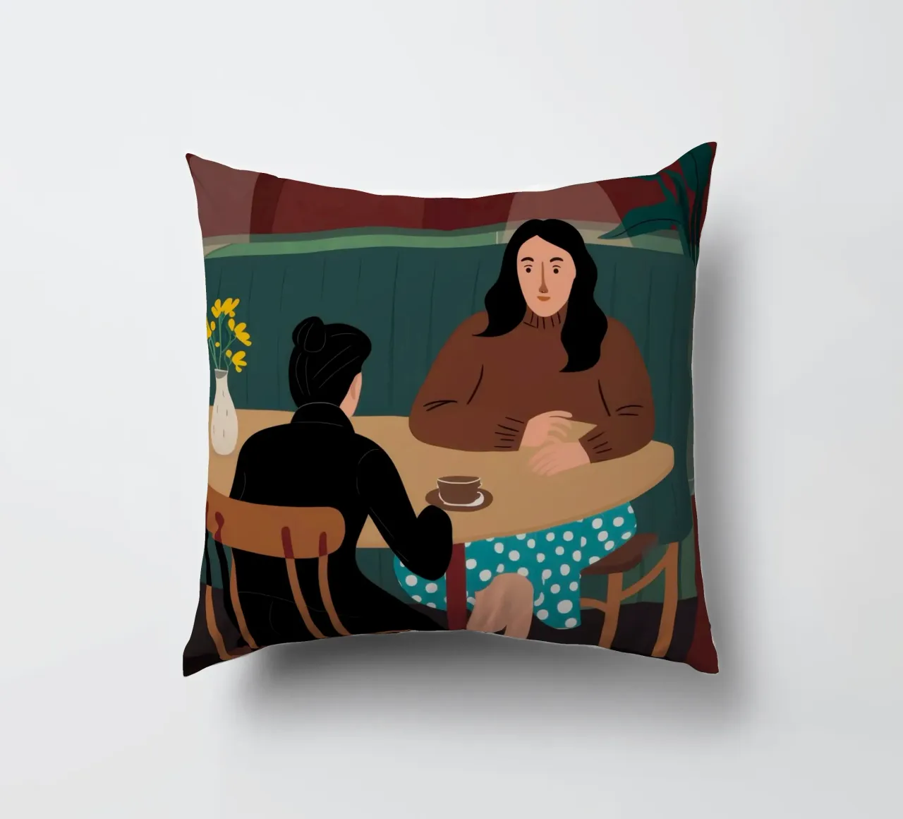 Cronaca del caffè intimo cuscino da Giant Foxs