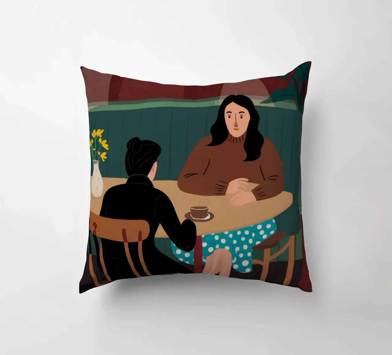 Cronaca del caffè intimo cuscino da Giant Foxs