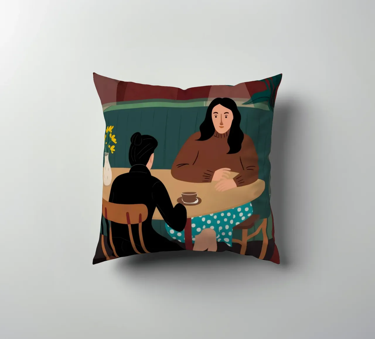 Cronaca del caffè intimo cuscino da Giant Foxs