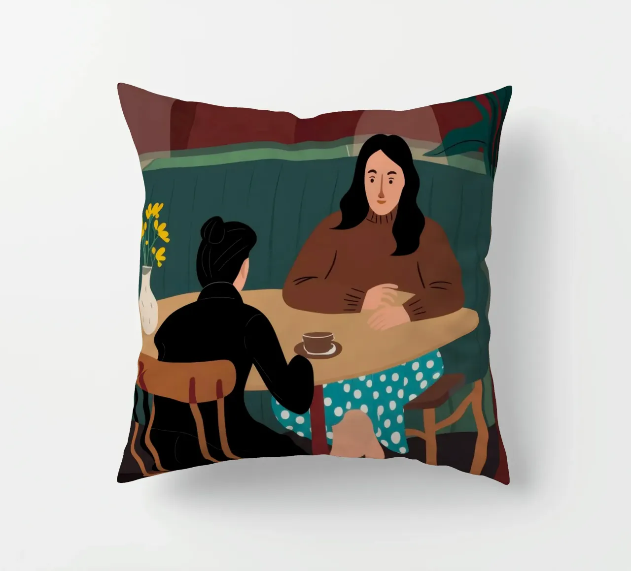 Cronaca del caffè intimo cuscino da Giant Foxs