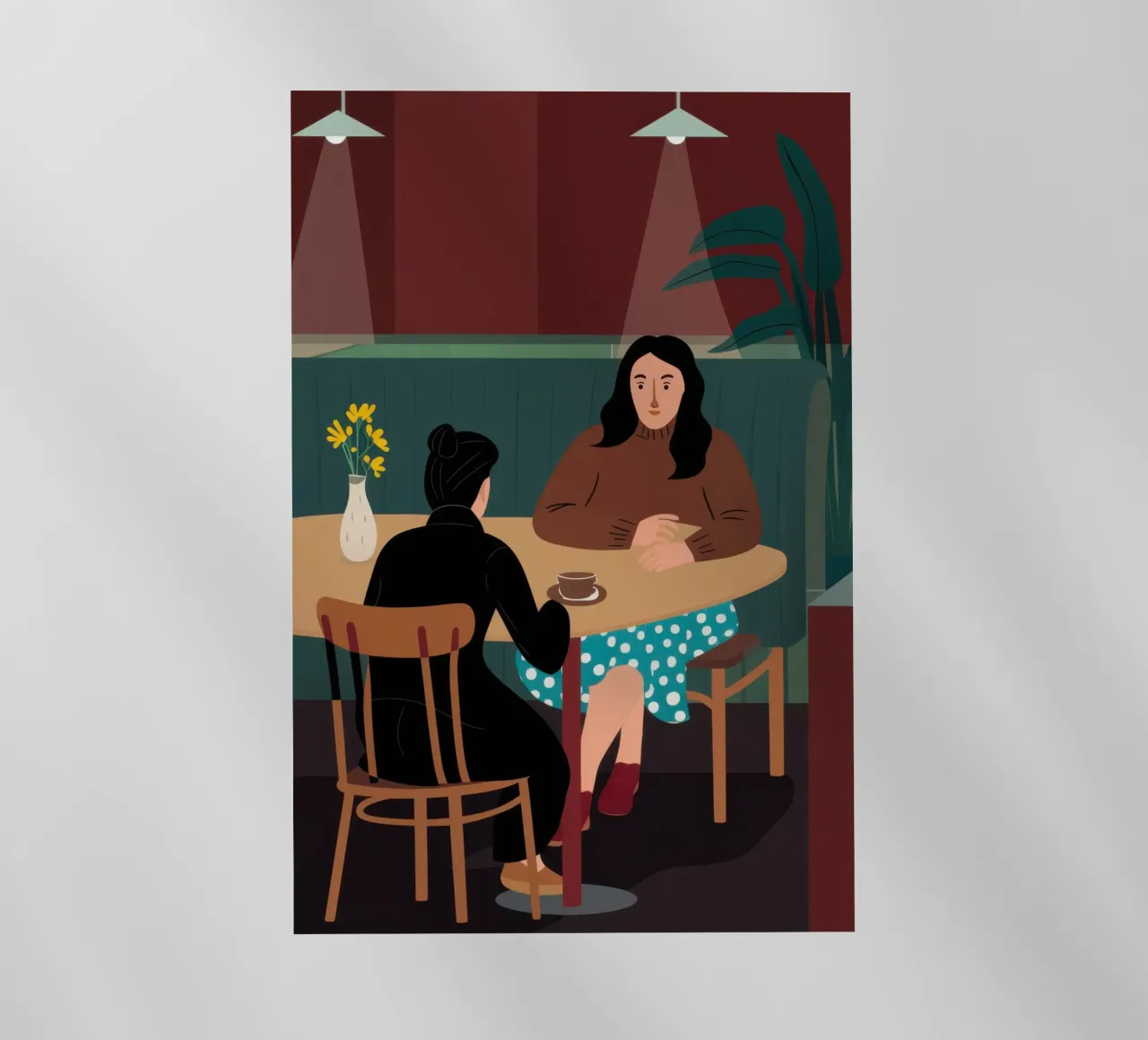 Cronaca del caffè intimo pellicola backlit da Giant Foxs