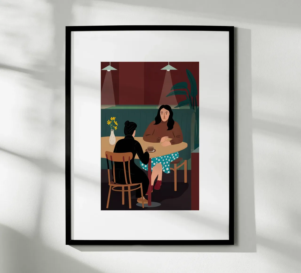 Cronaca del caffè intimo poster da Giant Foxs