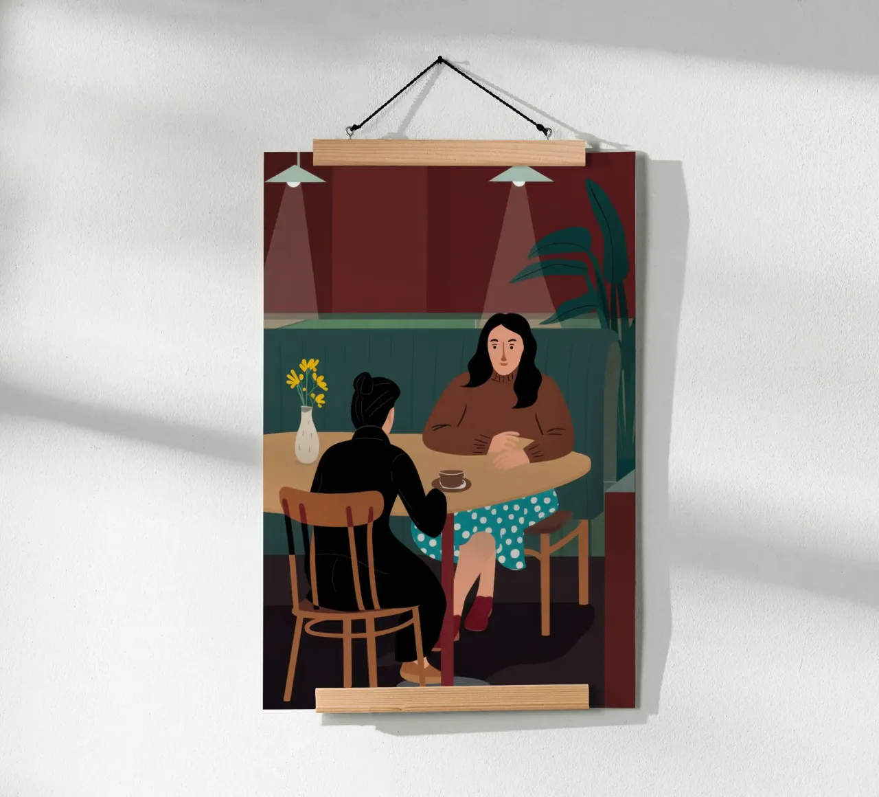 Cronaca del caffè intimo poster da Giant Foxs