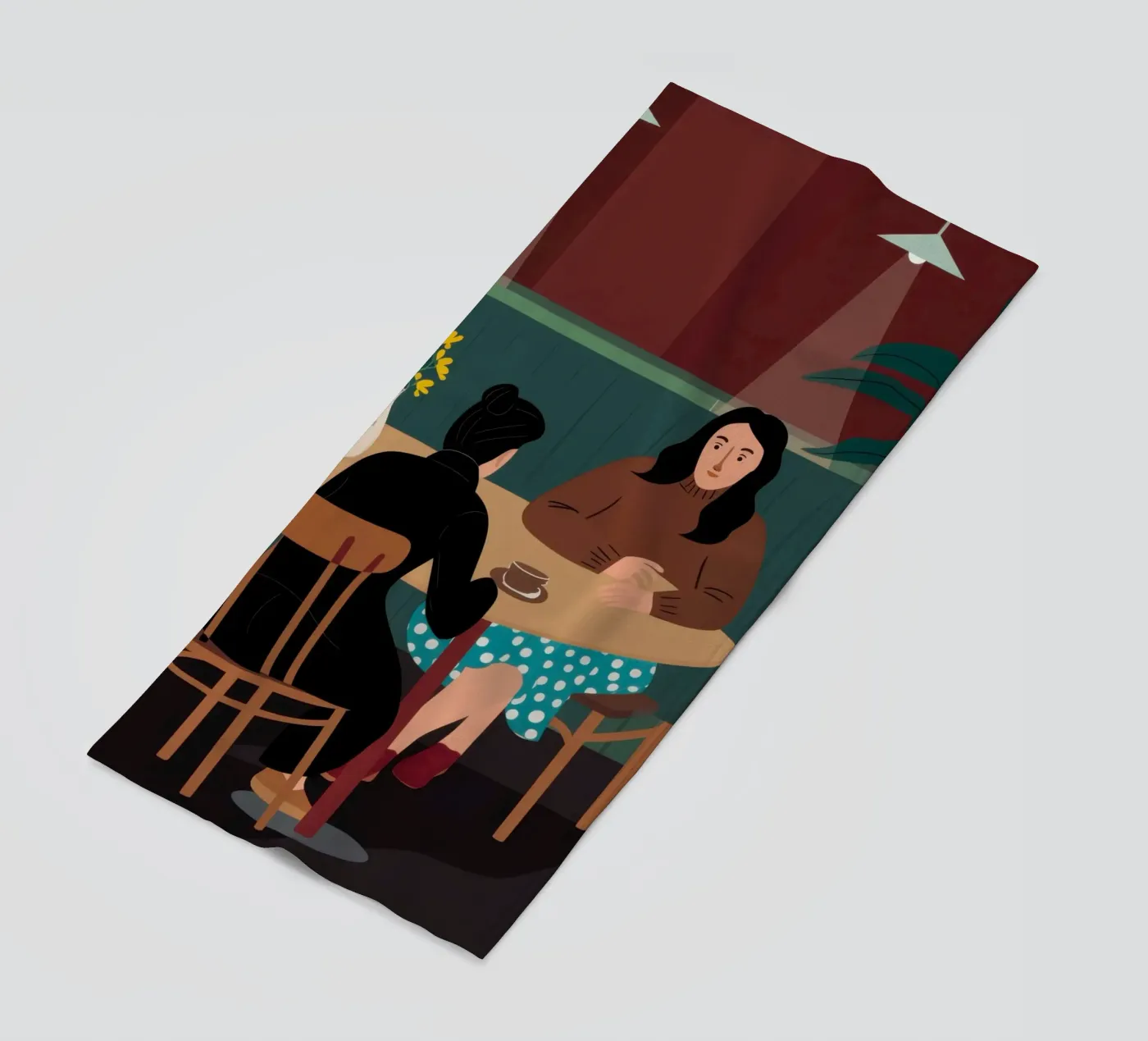 Intiem café kroniek strandhanddoek van Giant Foxs