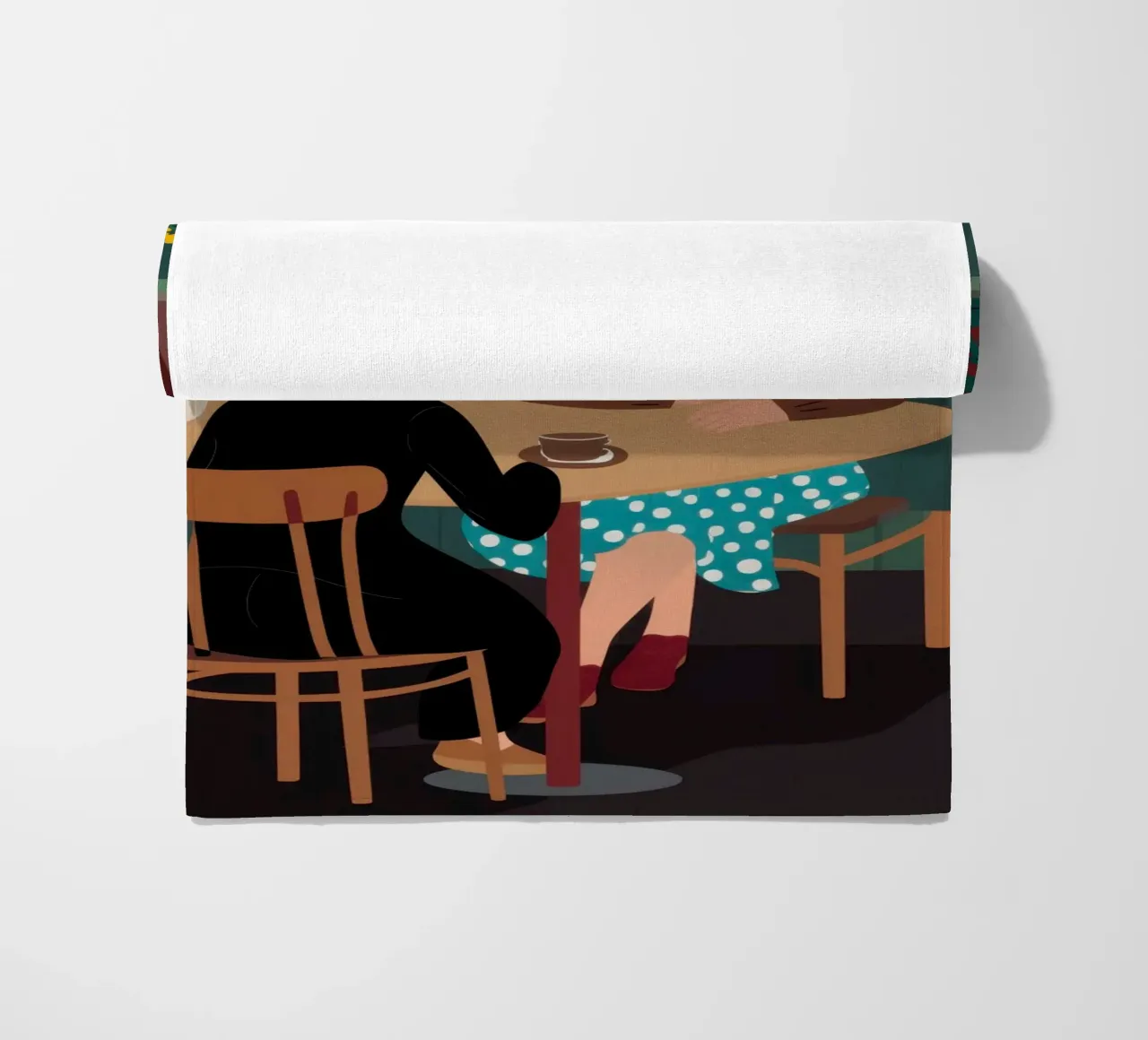 Cronaca del caffè intimo telo mare da Giant Foxs