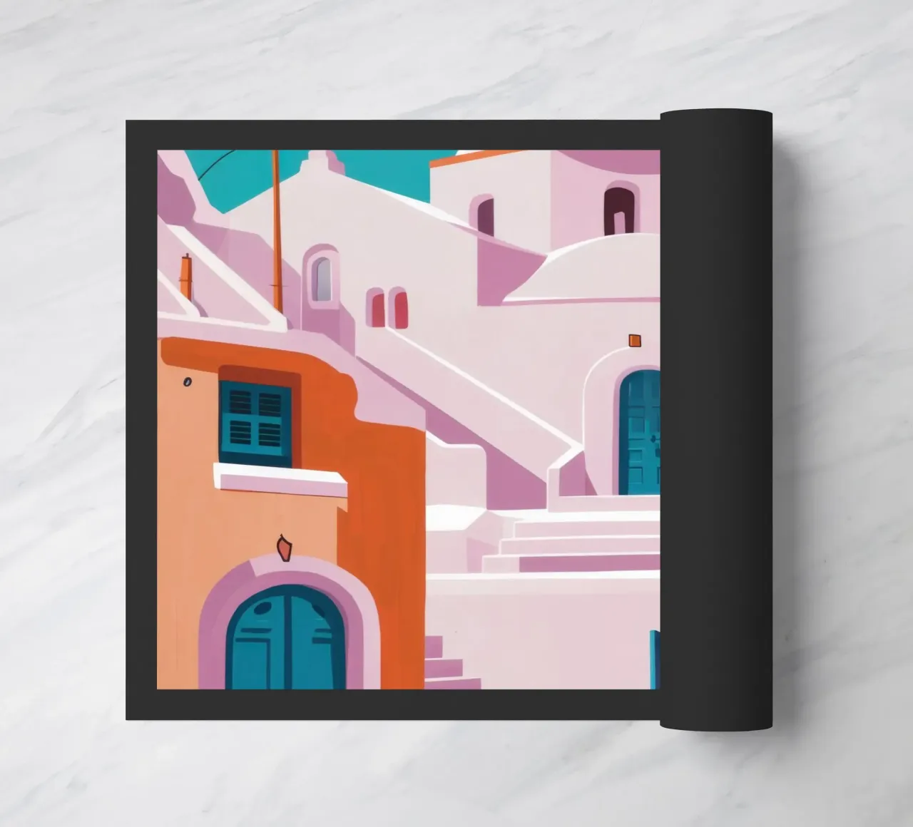 Santorini in Bloom zerbino da Ink Pulse