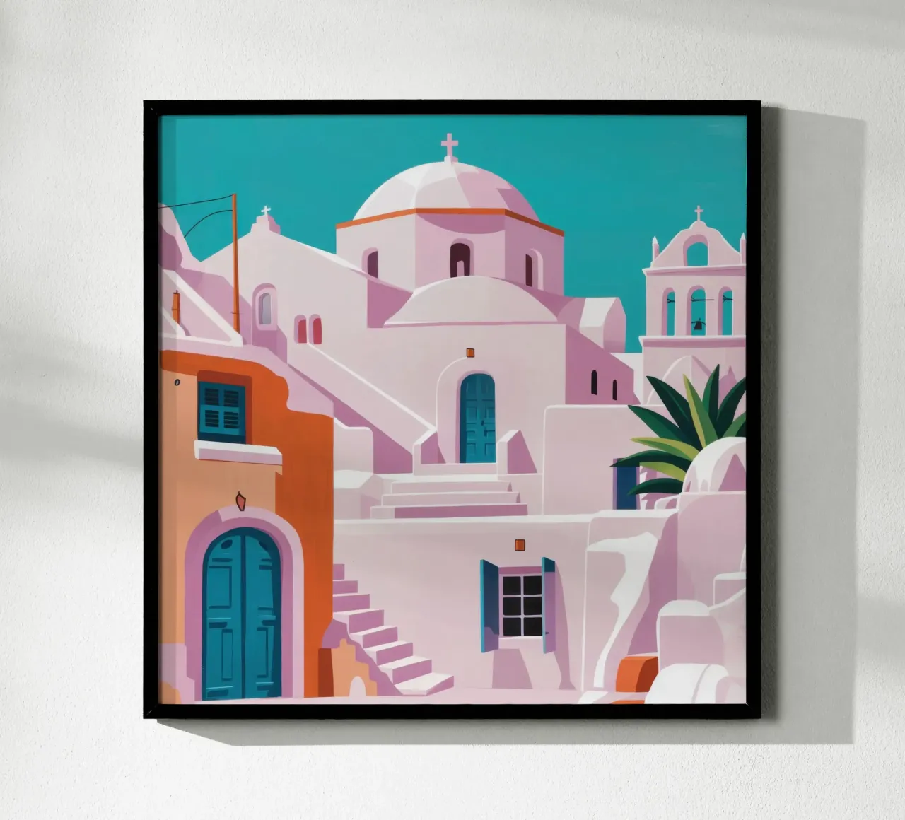 Santorini in Bloom carta hahnemühle da Ink Pulse