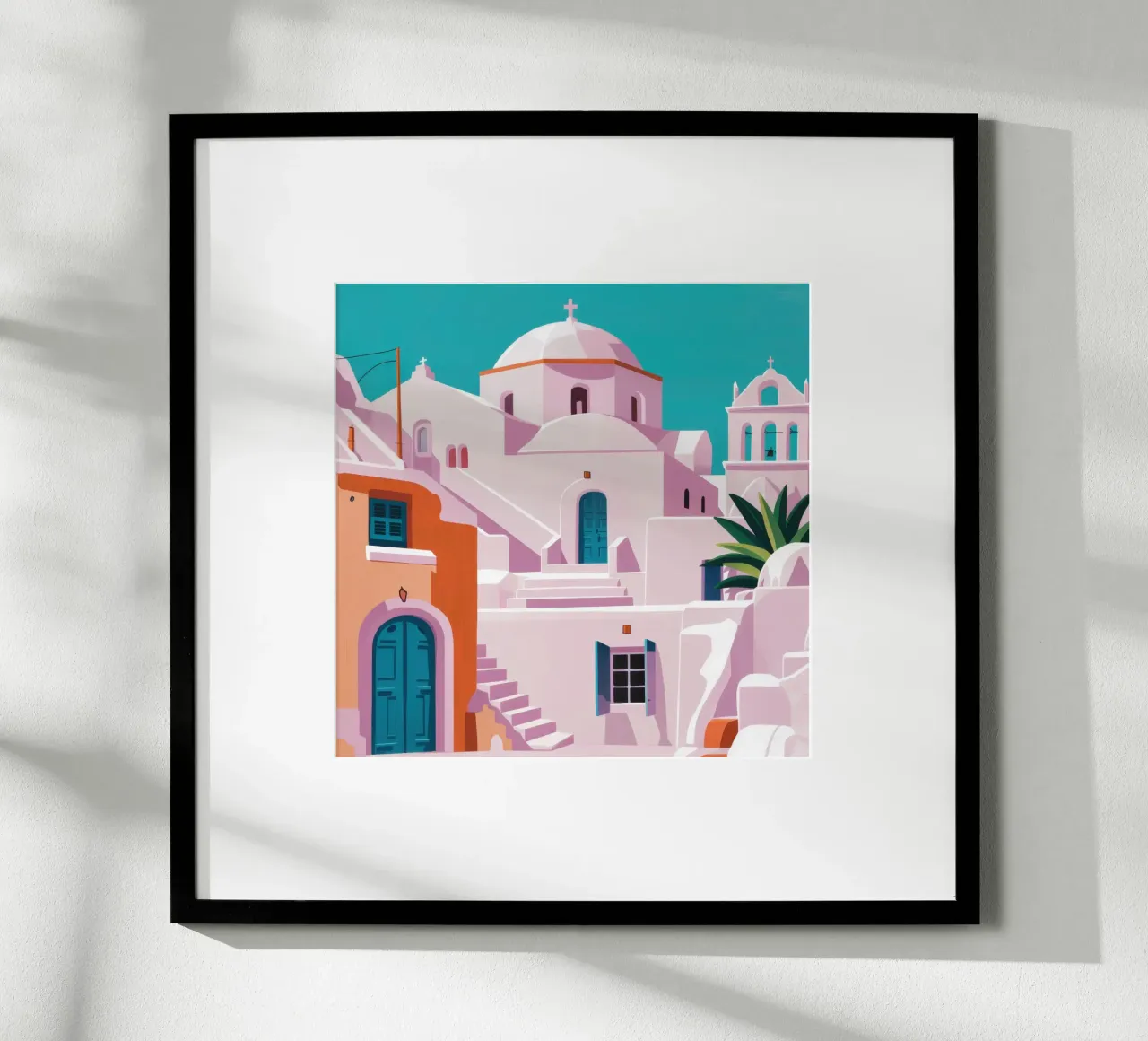 Santorini in Bloom carta hahnemühle da Ink Pulse