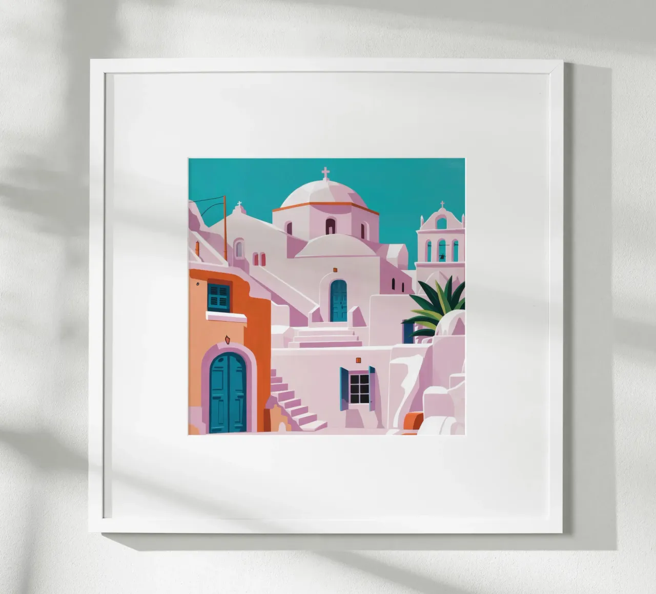 Santorini in Bloom carta hahnemühle da Ink Pulse