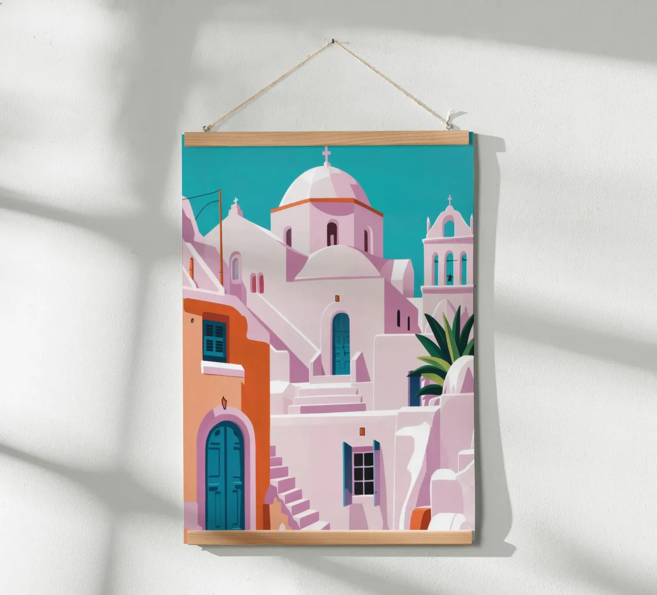 Santorini in Bloom carta hahnemühle da Ink Pulse