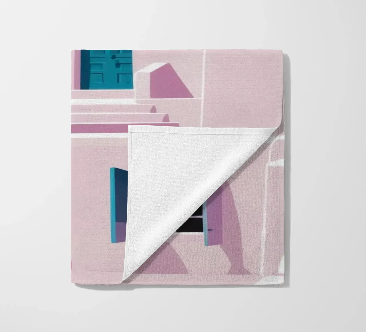 Santorini in Bloom telo mare da Ink Pulse