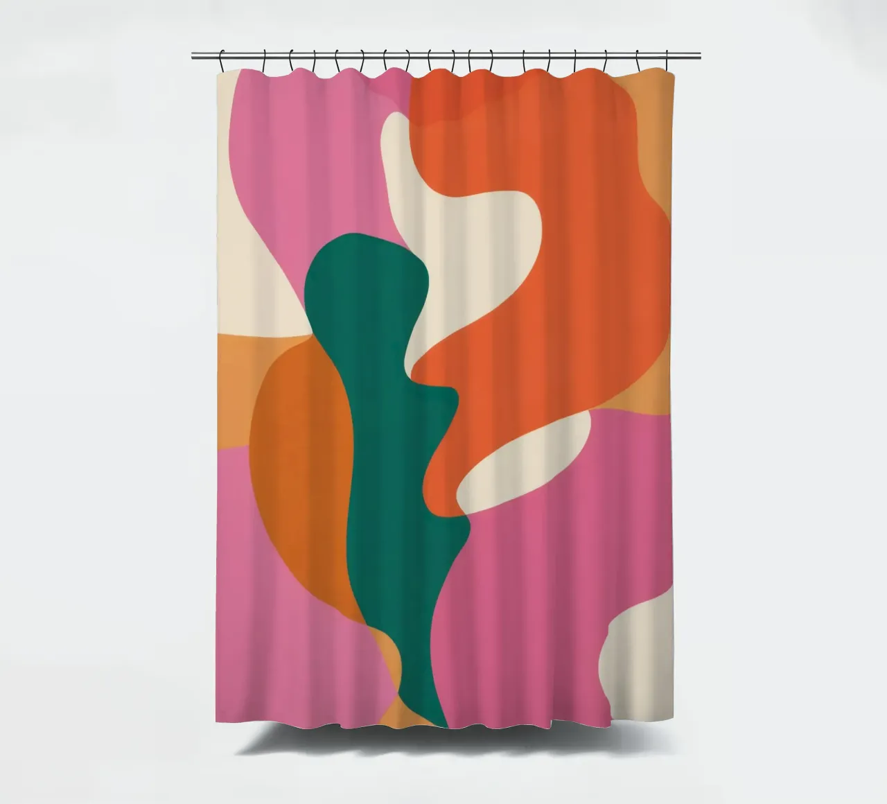 Fluid Form Embrace Duschvorhang von Dream Gesso