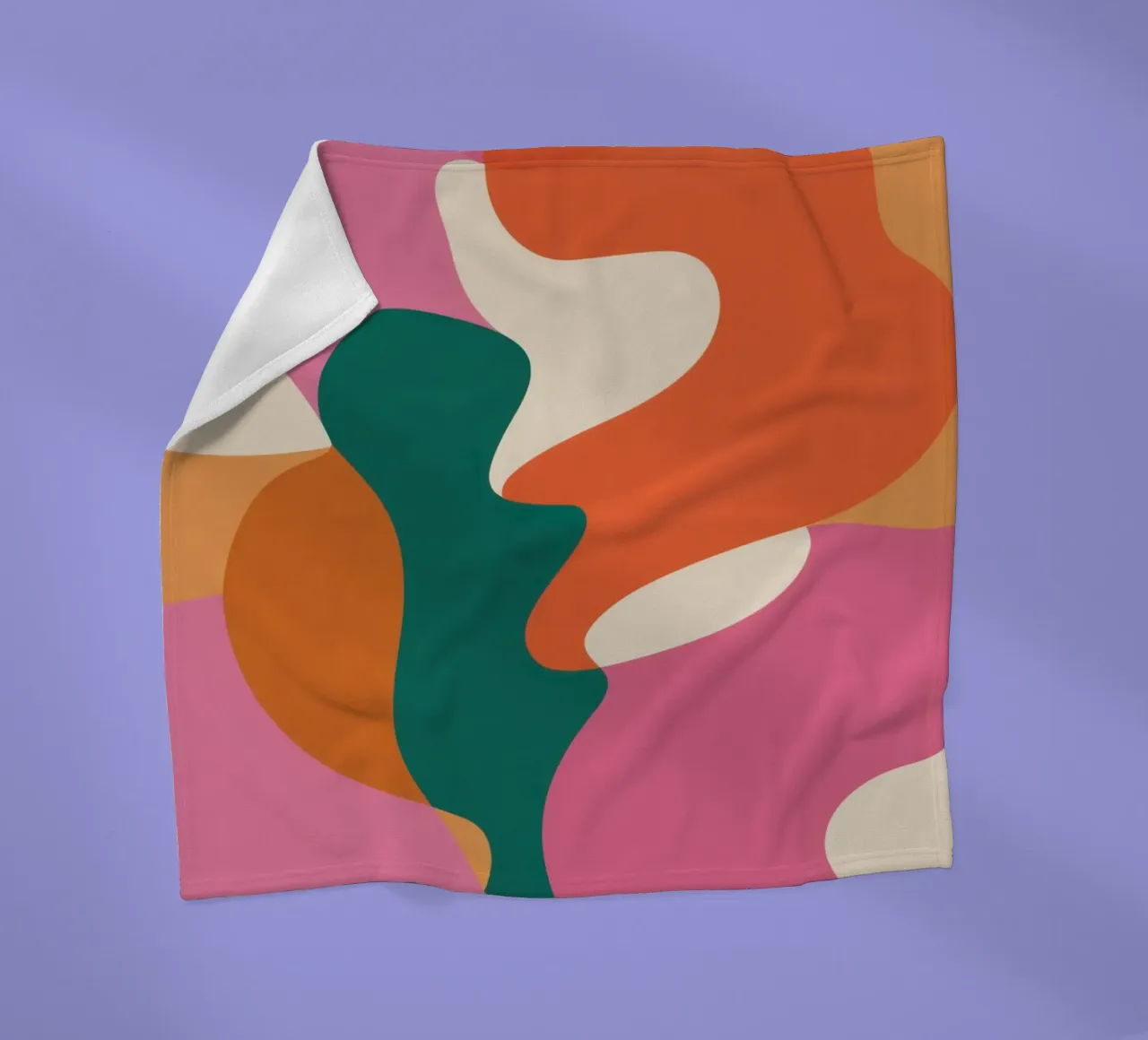 Fluid Form Embrace fleece blanket by Dream Gesso