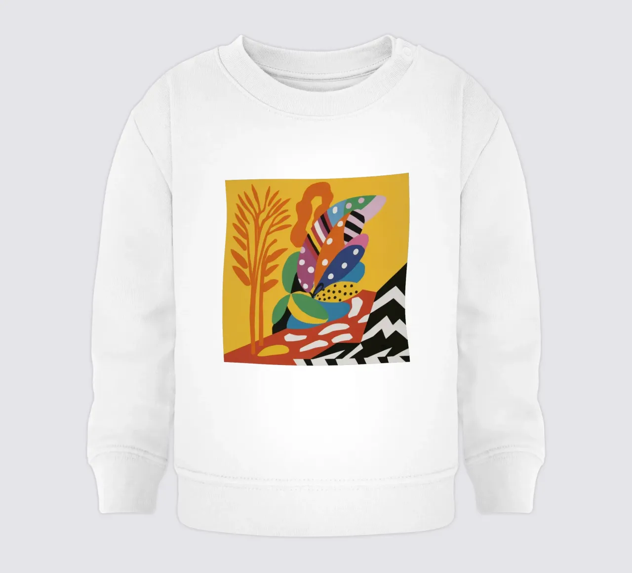 Rapsodia de jazz selvático sudadera de bebé de Rain Balance