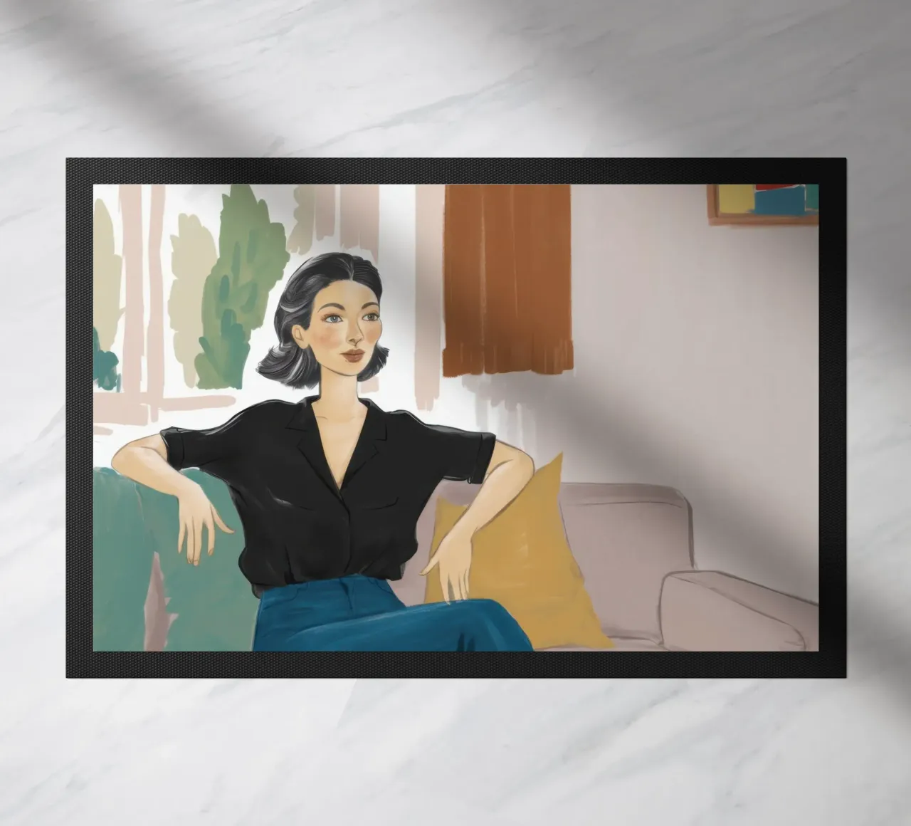 Effortless Livingroom Grace doormat by Giant Foxs