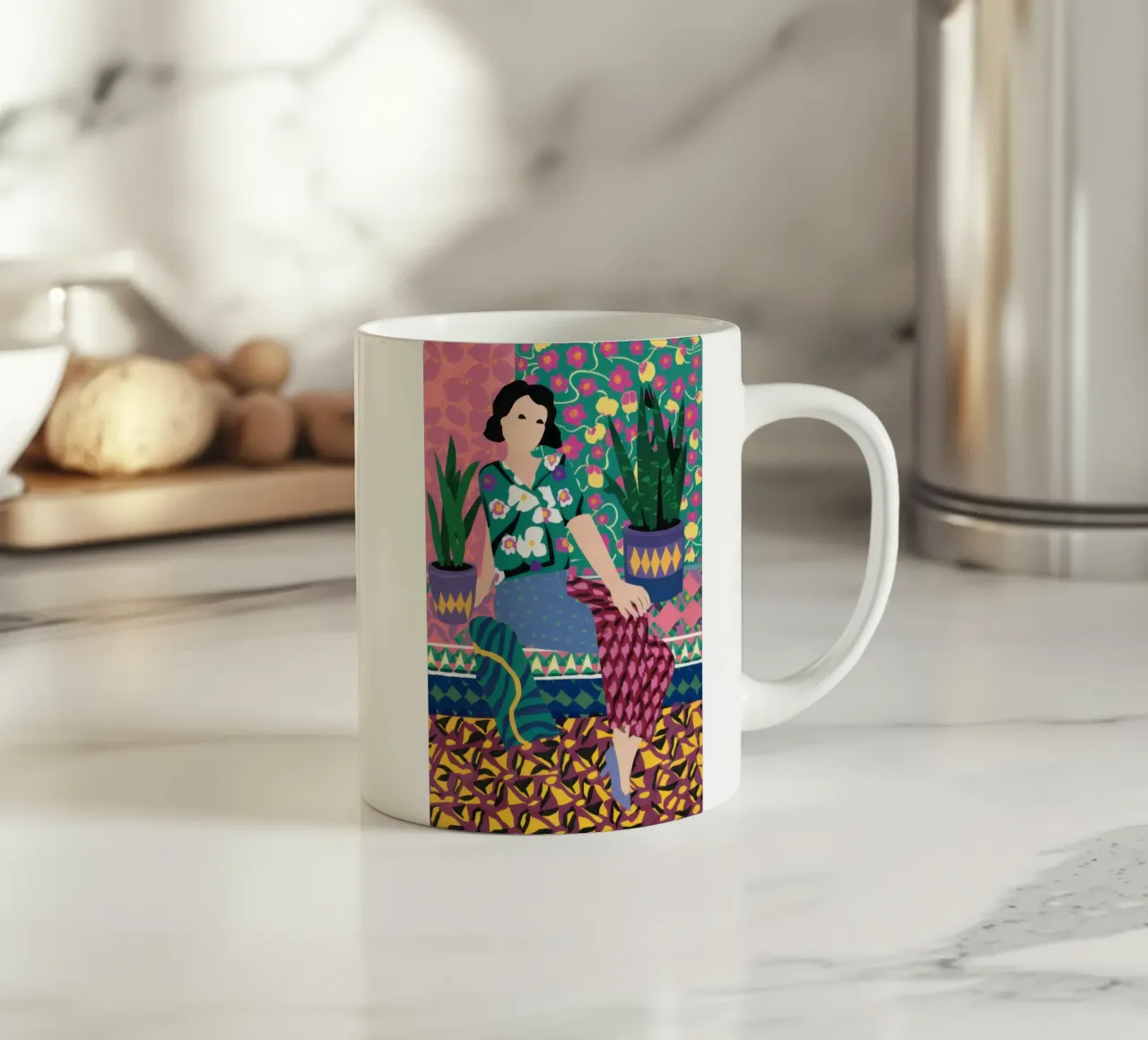 Bohemian Rhapsody in lettura tazza in ceramica da Ink Pulse