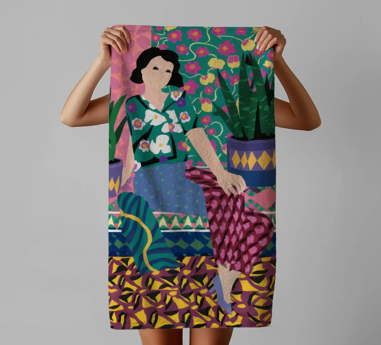 Bohemian Rhapsody in Reading towel by Ink Pulse